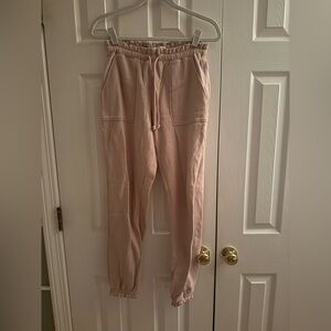 Abercrombie & Fitch Blush Pink Jogger Pants